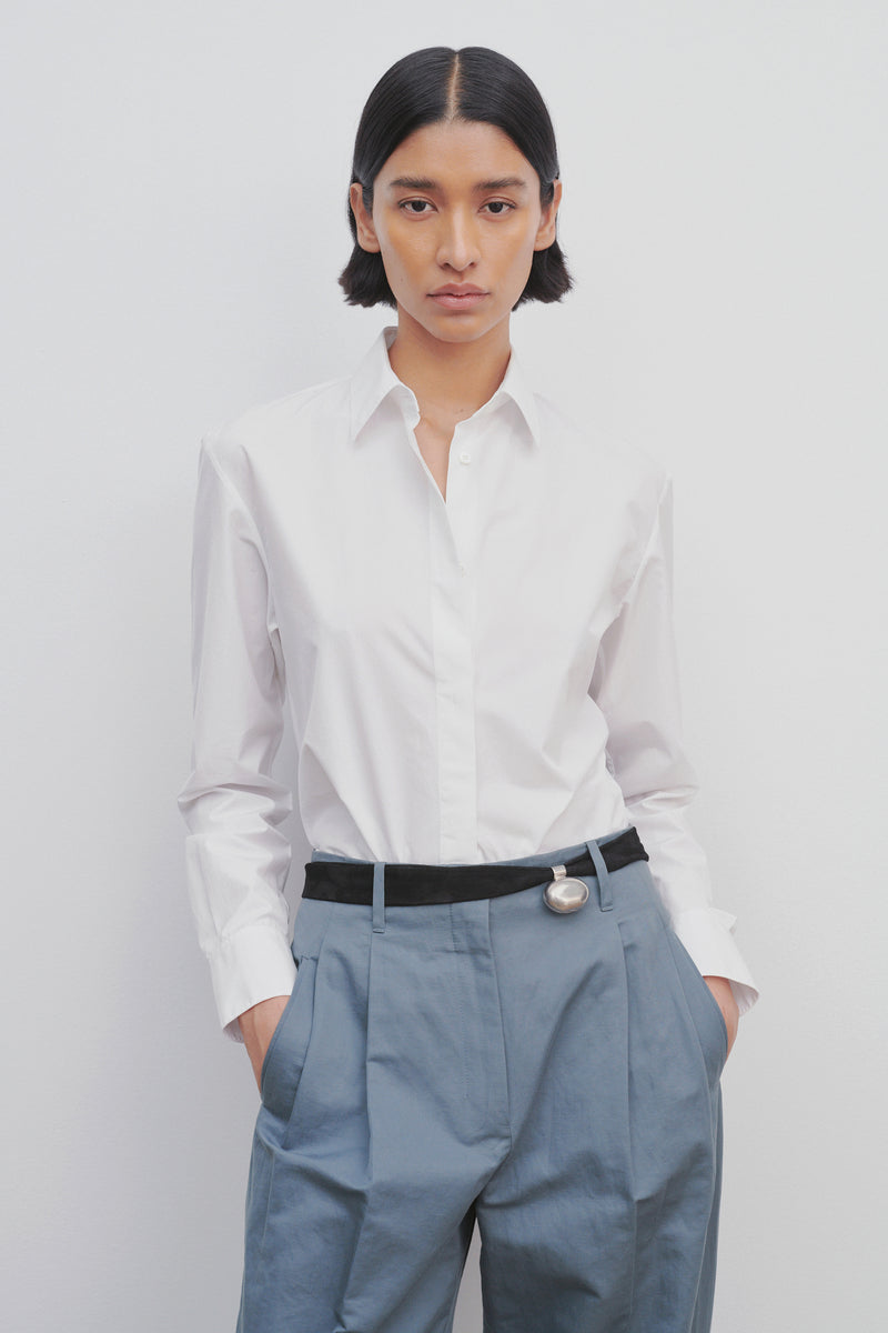 Derica Camicia in cotone e cashmere 