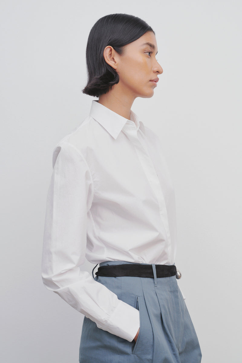 Derica Camicia in cotone e cashmere 