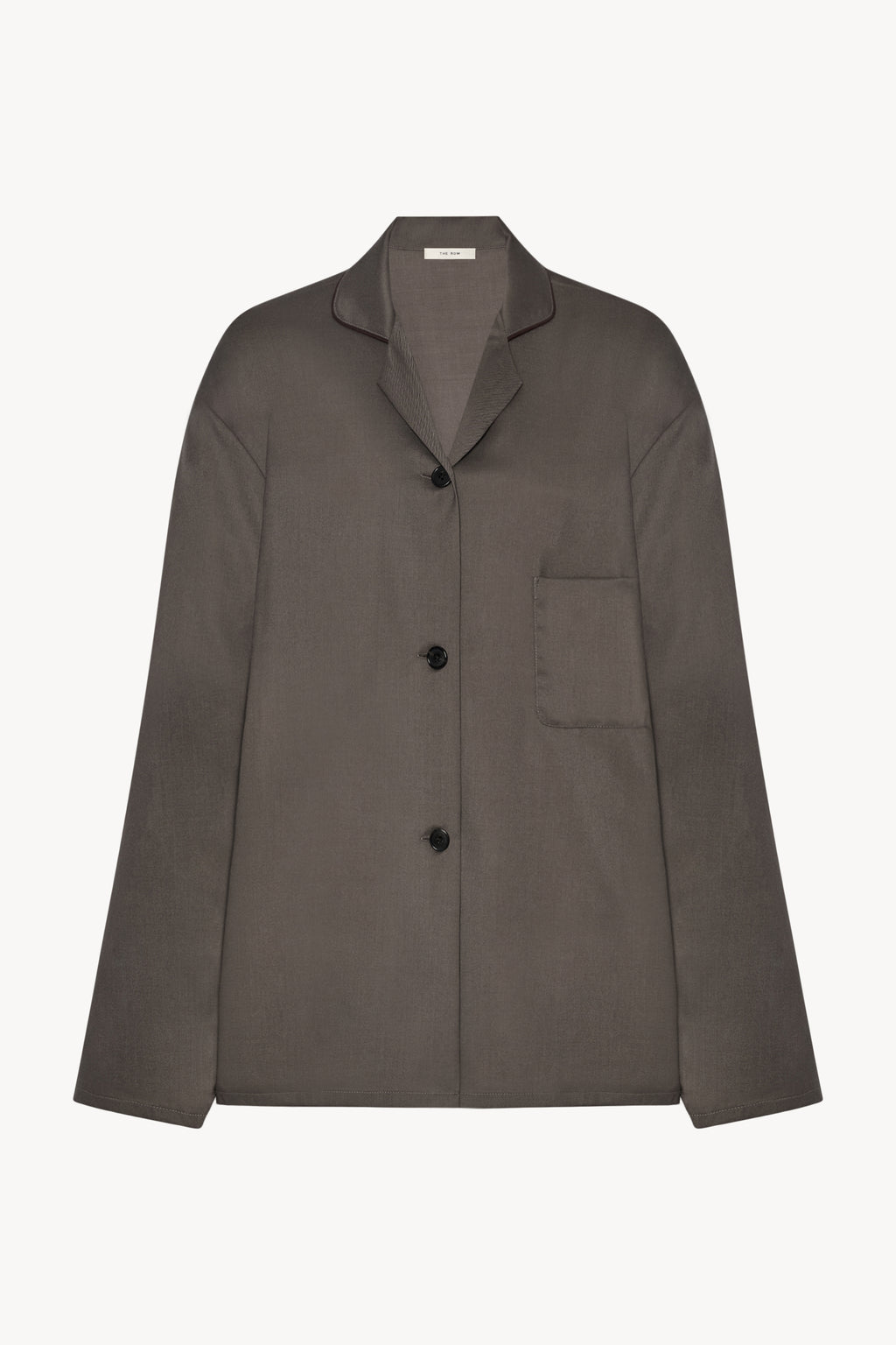 Janineカシミアシャツ Brown – The Row