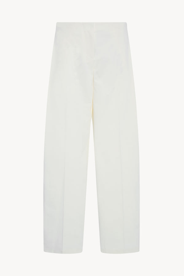 【70％オフ】THE ROW フレディパンツ XS ホワイト 新品 ウィメンズ パンツ＆ショーツ：パンツ、ワイドレッグパンツ、ショーツ
