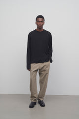 Ando コットン＆シルク パンツ