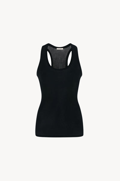 THENEWHOUSECOOPERHALTERNECKタンクトップ　ブラック Cendrea タンクトップ Black – The Row