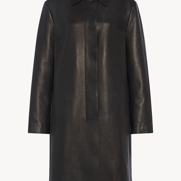Cintia Coat Black – The Row