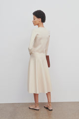Cindy Skirt in Glossy Viscose