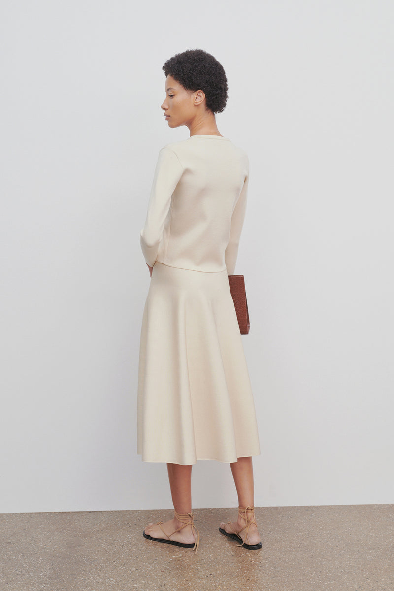 Cindy Skirt in Glossy Viscose
