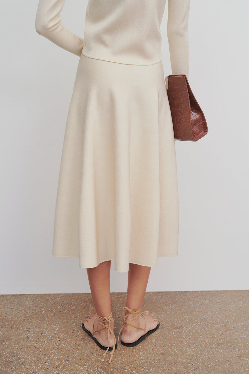 Cindy Skirt in Glossy Viscose