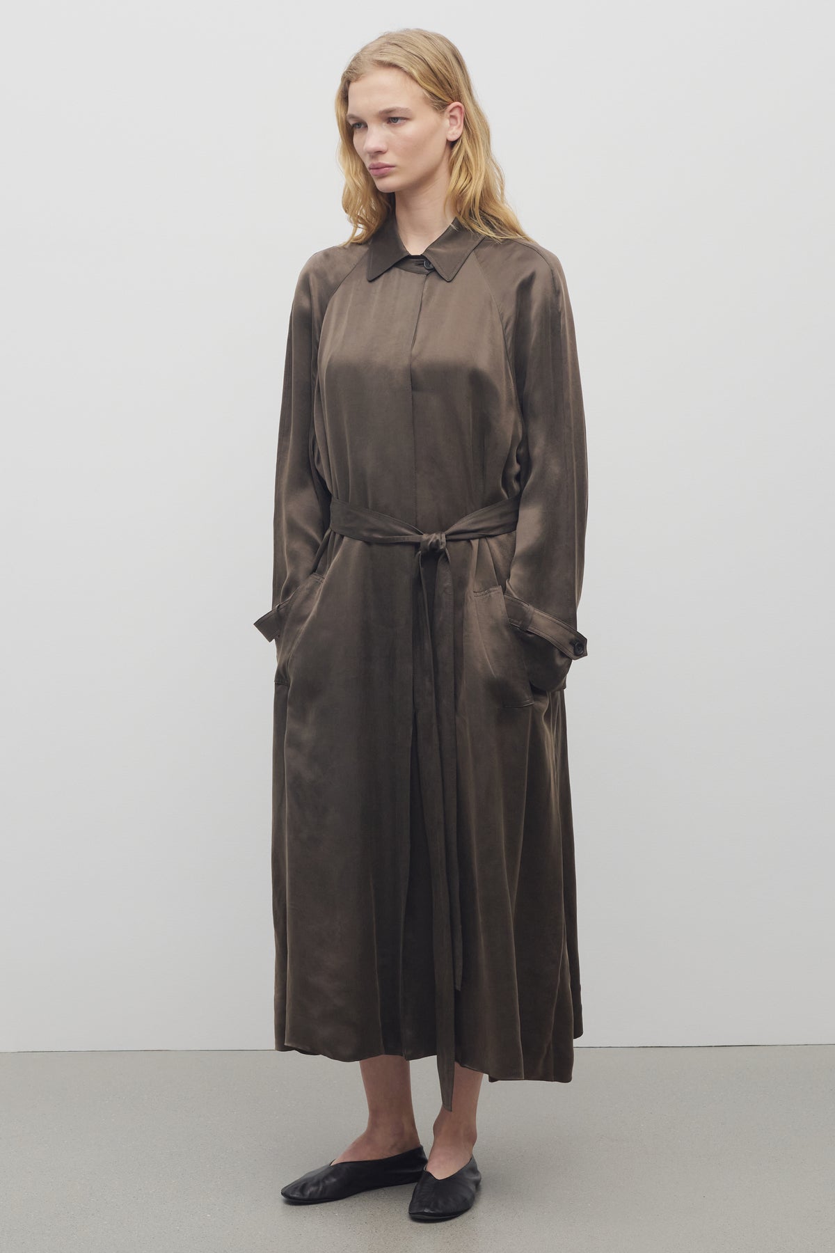 Ryo Coat in Cupro
