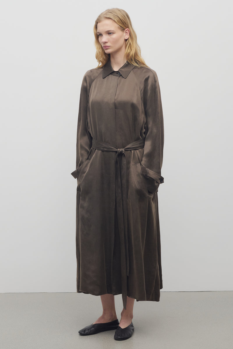 Ryo Coat in Cupro