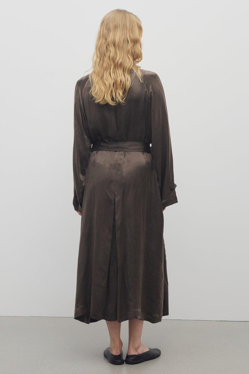 Ryo Coat in Cupro