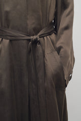 Ryo Coat in Cupro