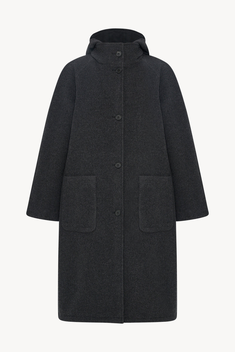 Ferro Coat Black – The Row
