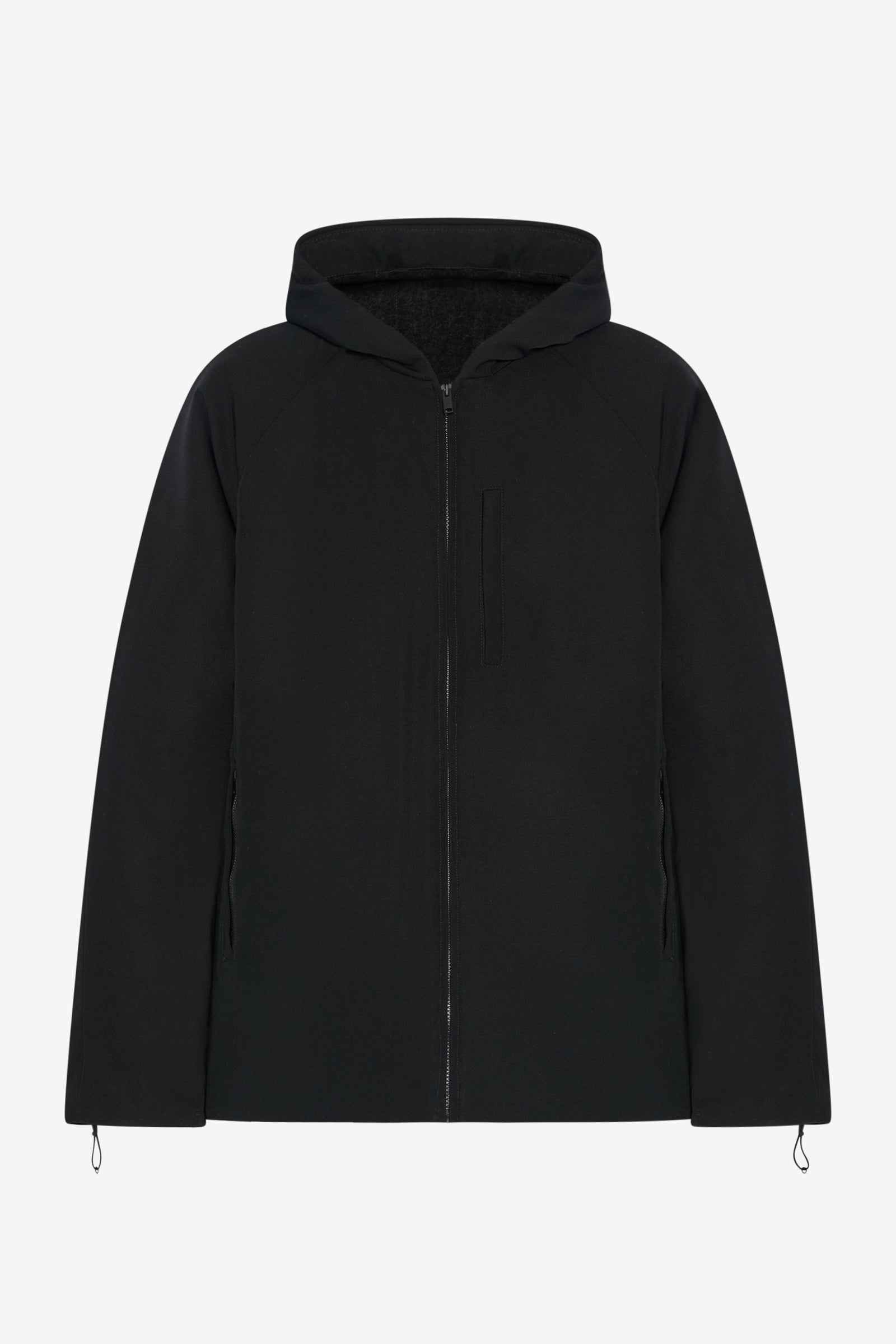 Horatio Jacket Black in Wool – The Row