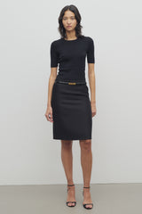 Sarto Skirt in Wool and Silk
