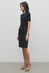 Sarto Skirt in Wool and Silk