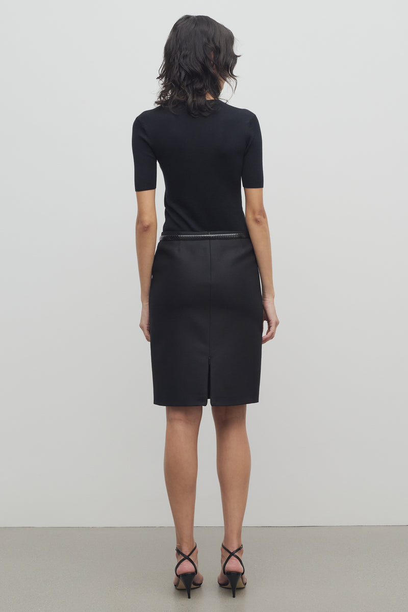 Sarto Skirt in Wool and Silk