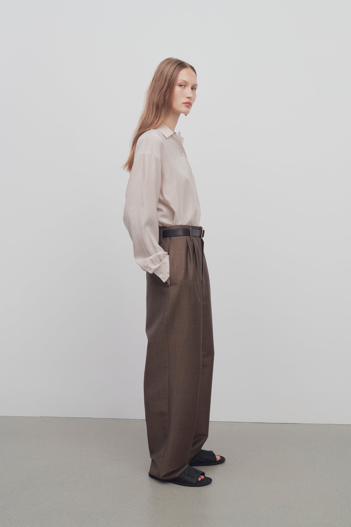 Lonan Pant in Mohair and Wool