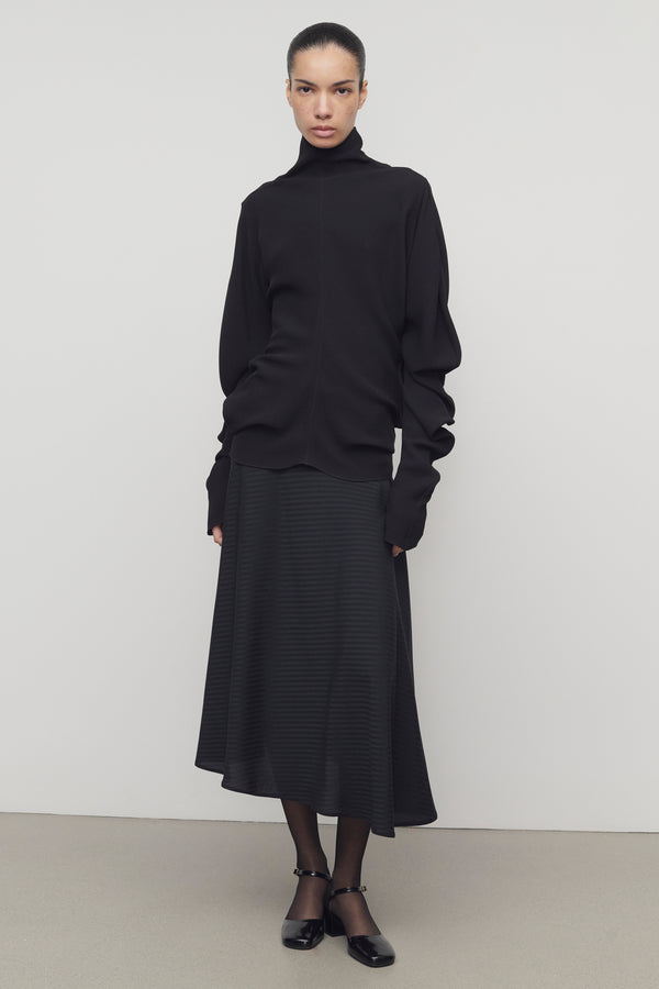 THE ROW すきューバー黒 ロングスカート ウィメンズ スカート：ショート、ミディ、ロング l The Row