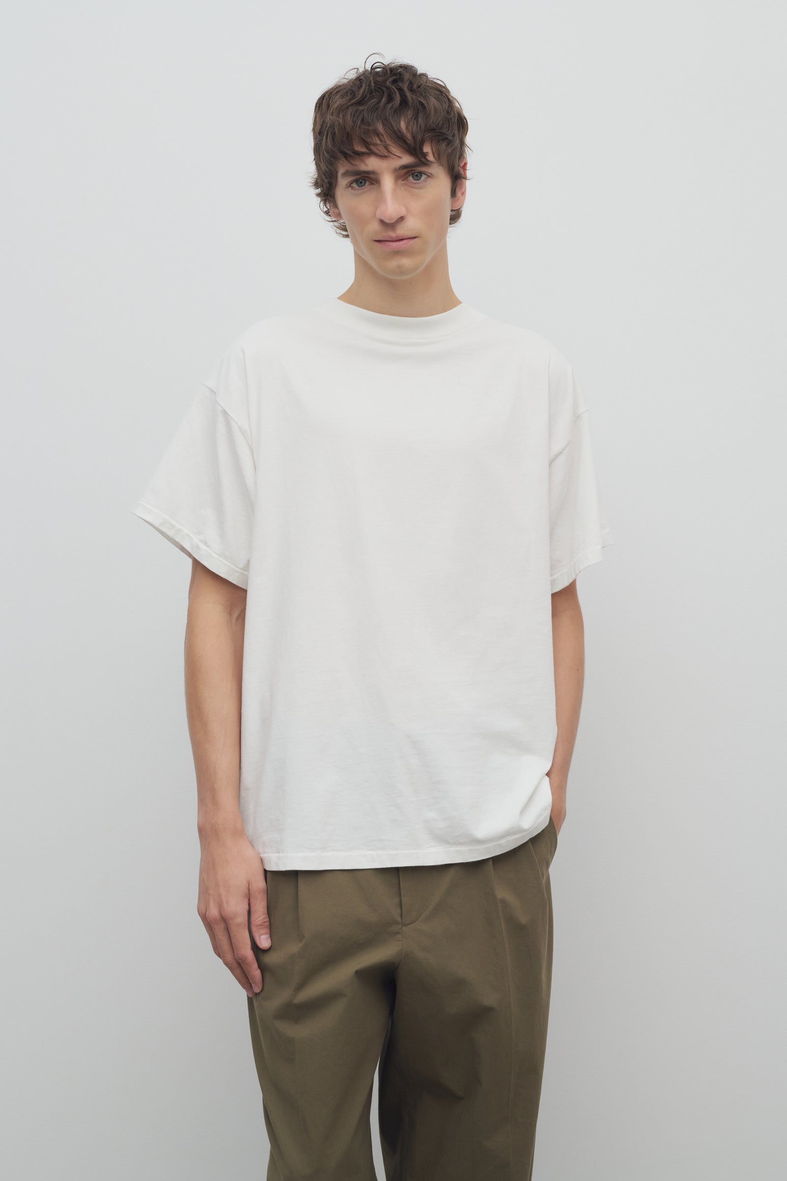 Sato Top White in Cotton – The Row