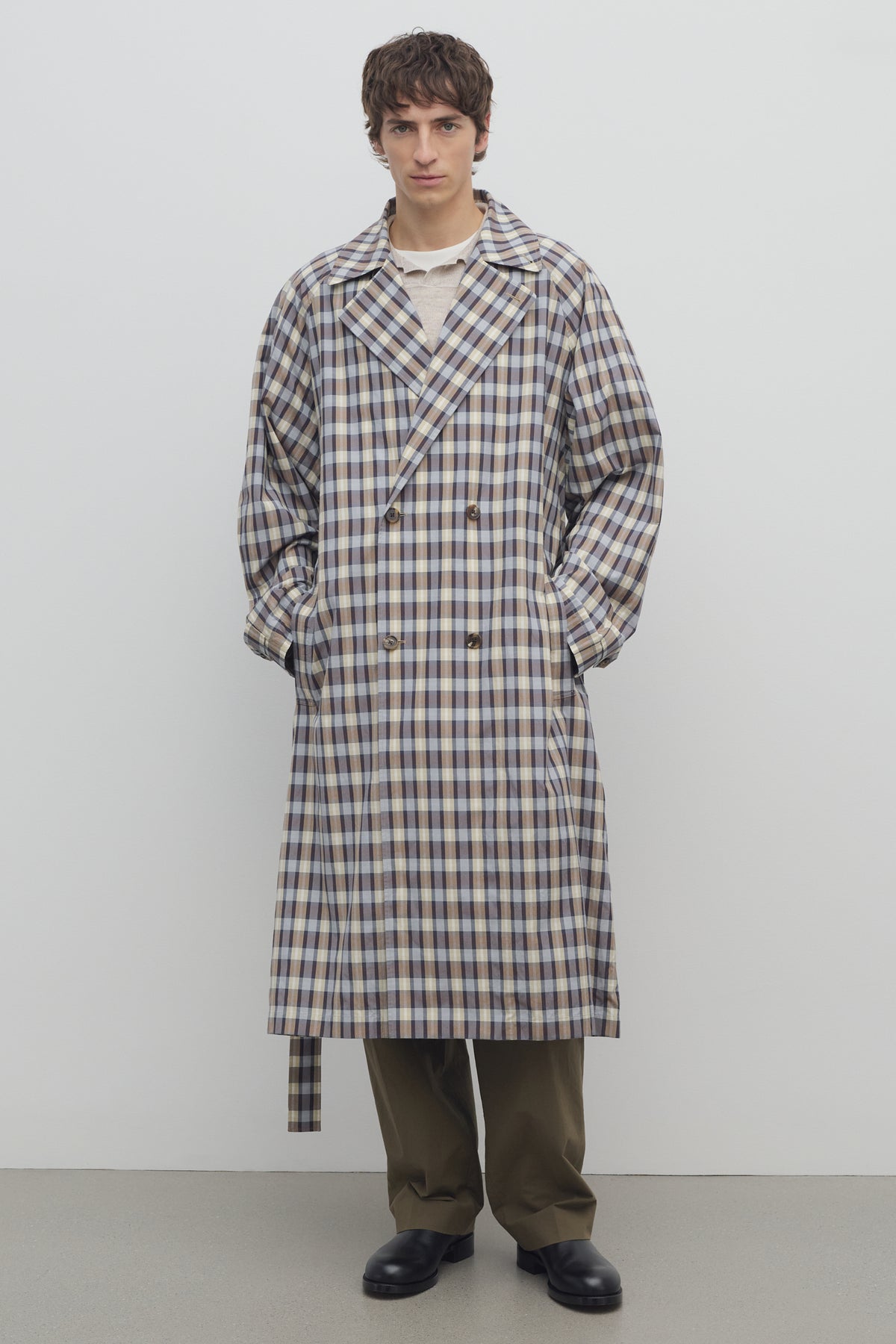 Delancy Coat in Silk and Cotton