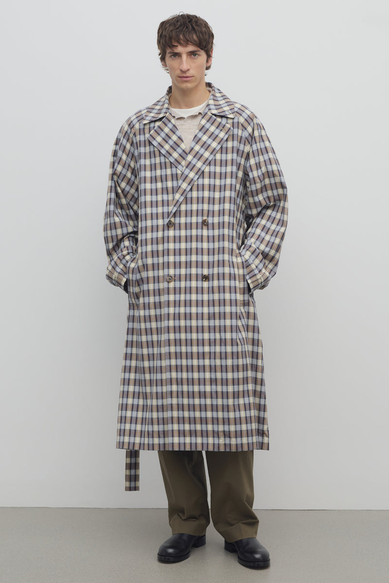 Delancy Coat in Silk and Cotton