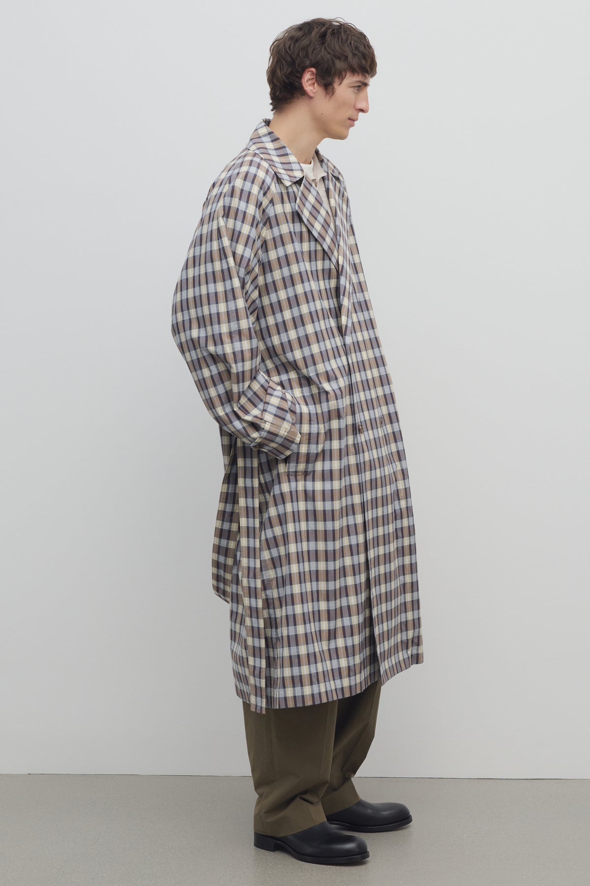 Delancy Coat in Silk and Cotton