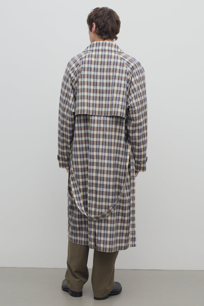 Delancy Coat in Silk and Cotton