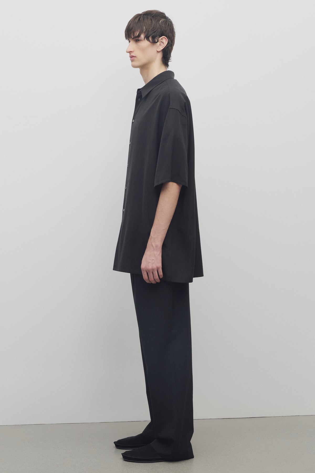 Xon Pantalon en Coton et Soie