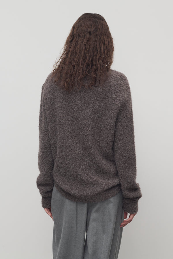 THE ROW グレー Vネック ニット カシミヤシルク XS THE ROW グレー Vネック ニット カシミヤシルク XS