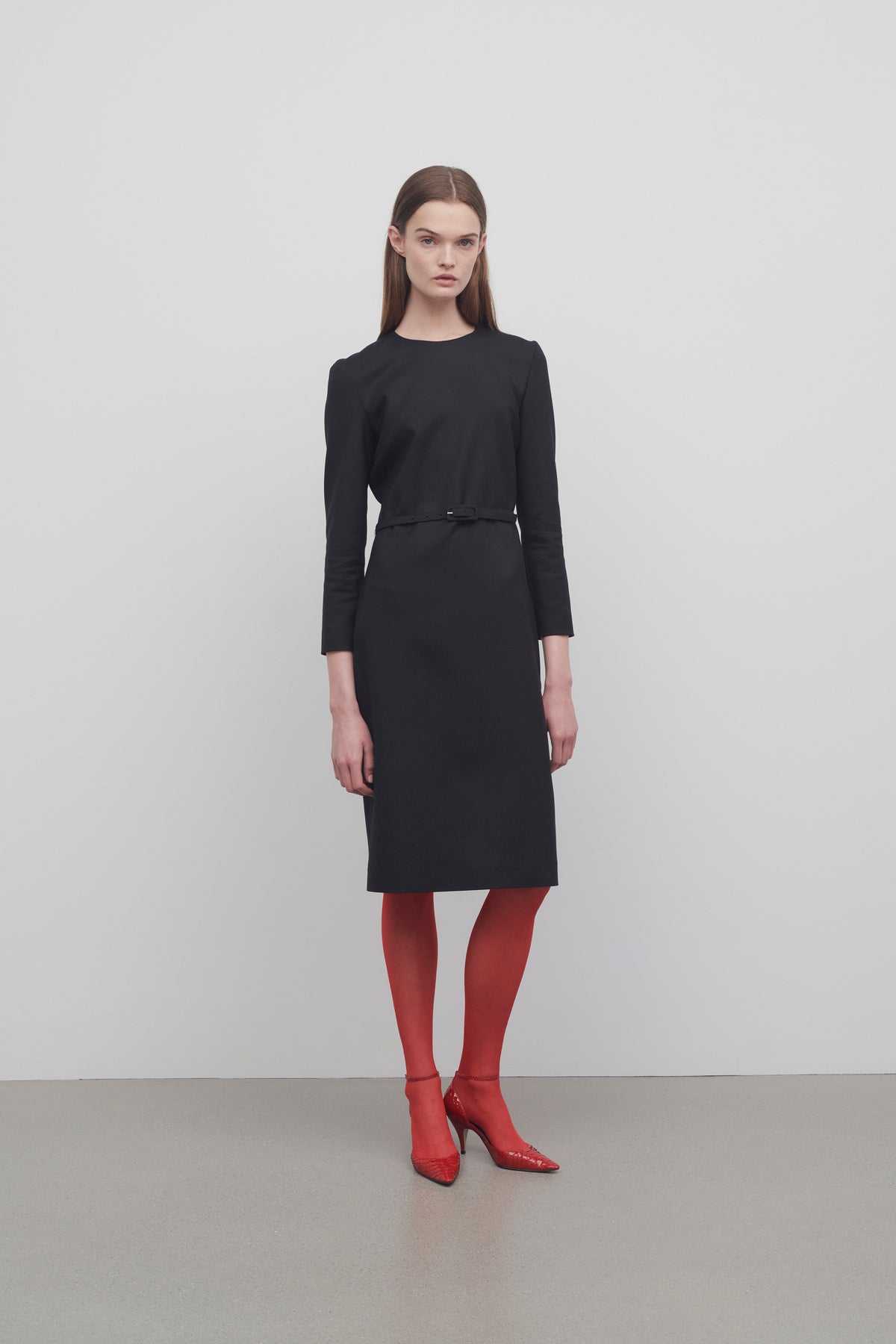 the row black dress Mia Dress Black The Row