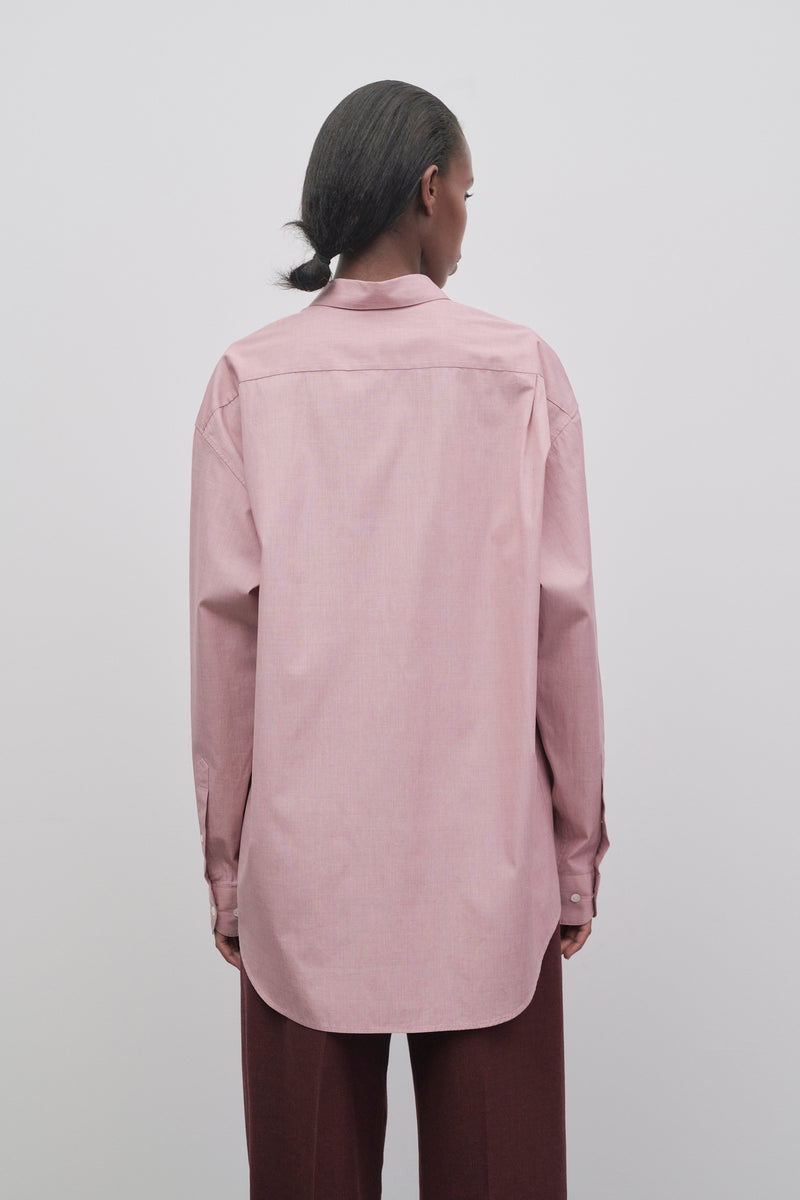 Attica Shirt Red in Cotton – The Row