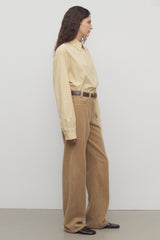 Clair Pantalon en Velours Côtelé