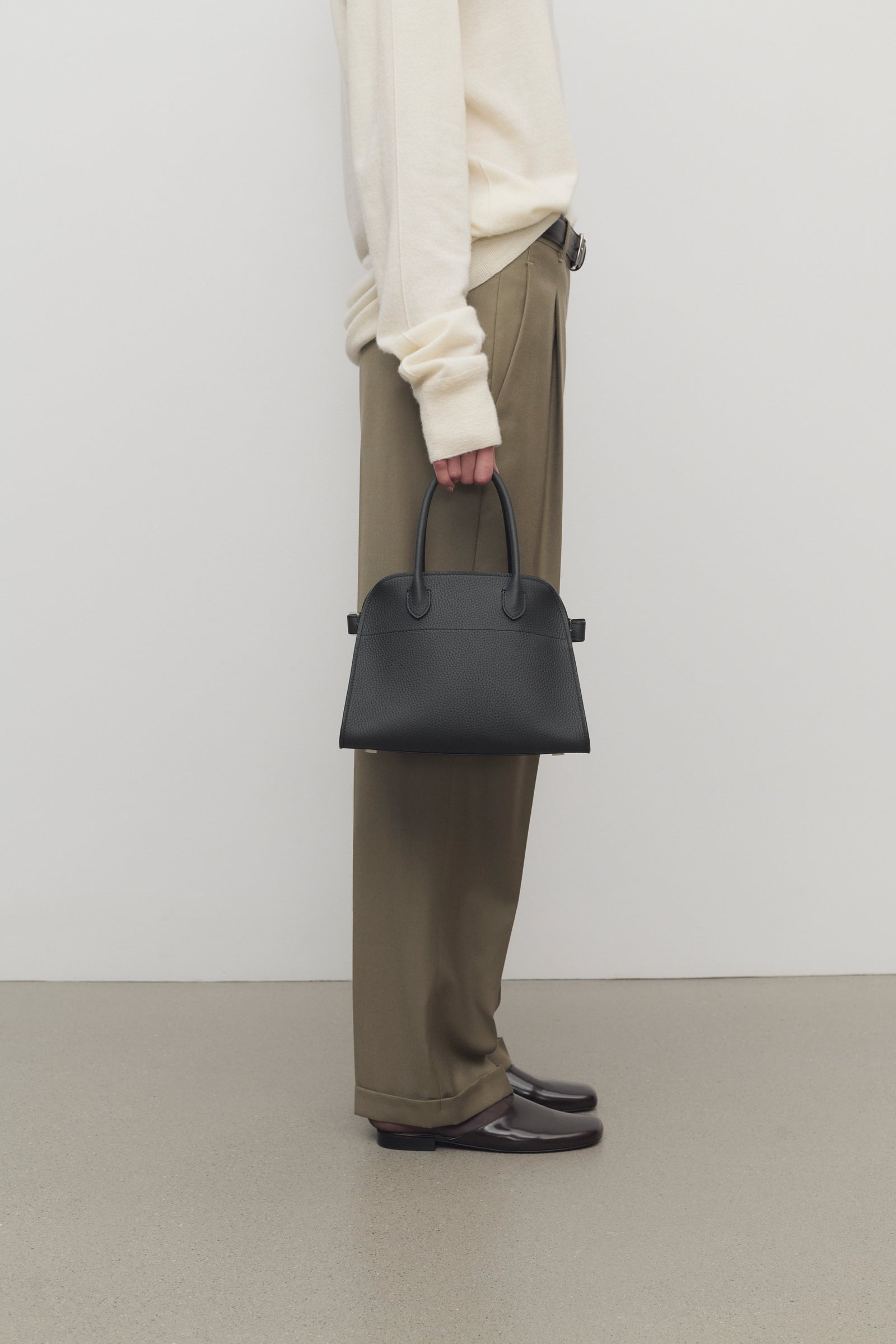Soft Margaux 10 レザー製バッグ Green – The Row