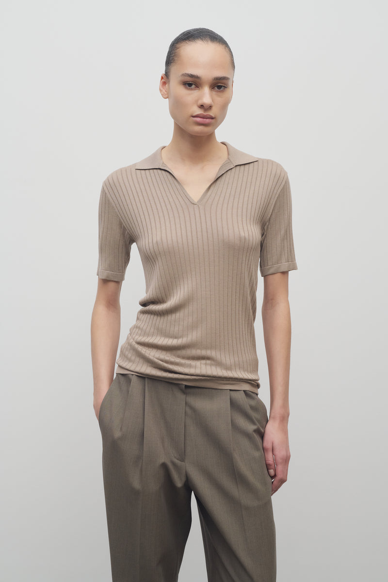 Kaiomi Haut en Soie et Viscose