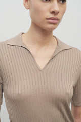 Kaiomi Haut en Soie et Viscose