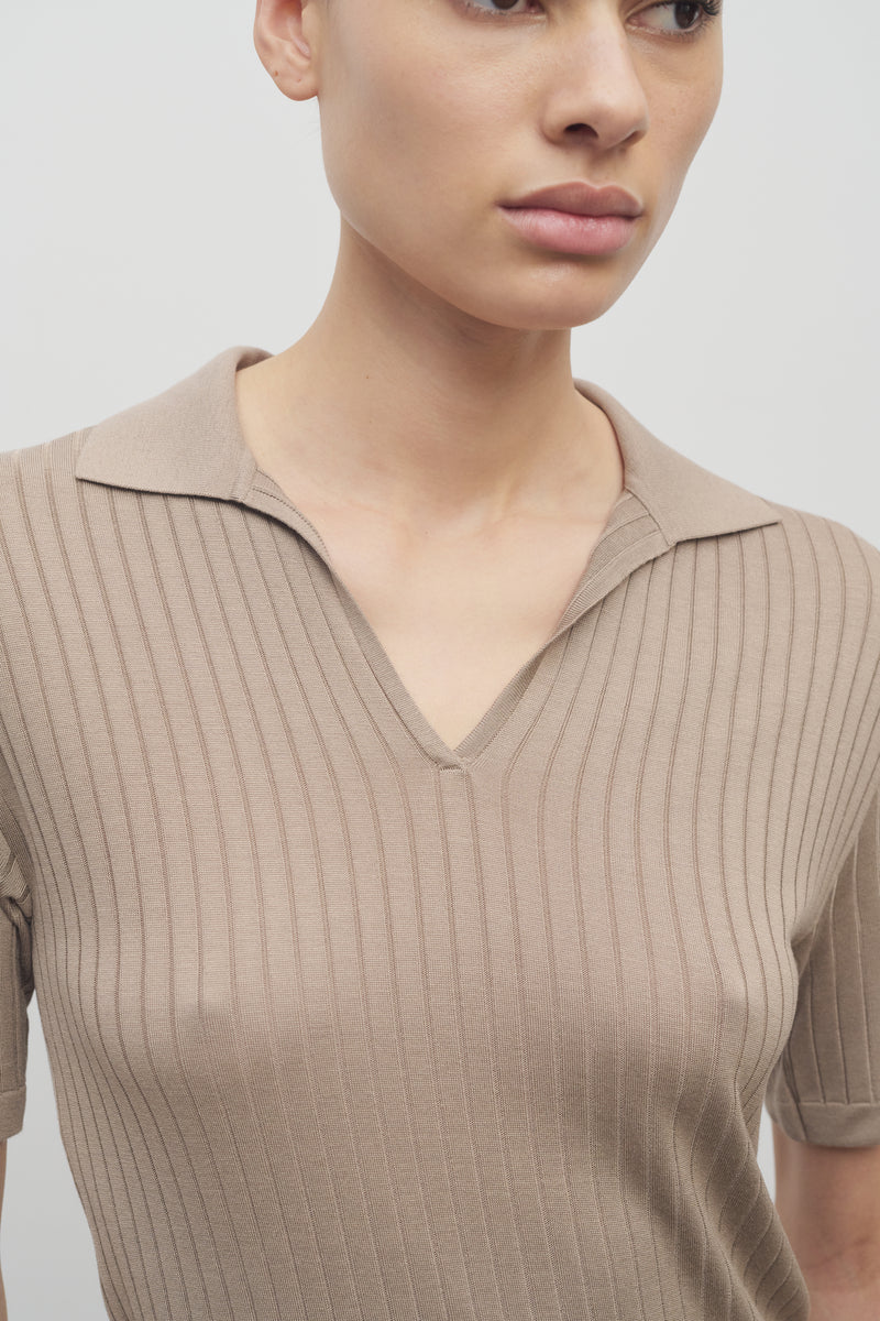 Kaiomi Haut en Soie et Viscose