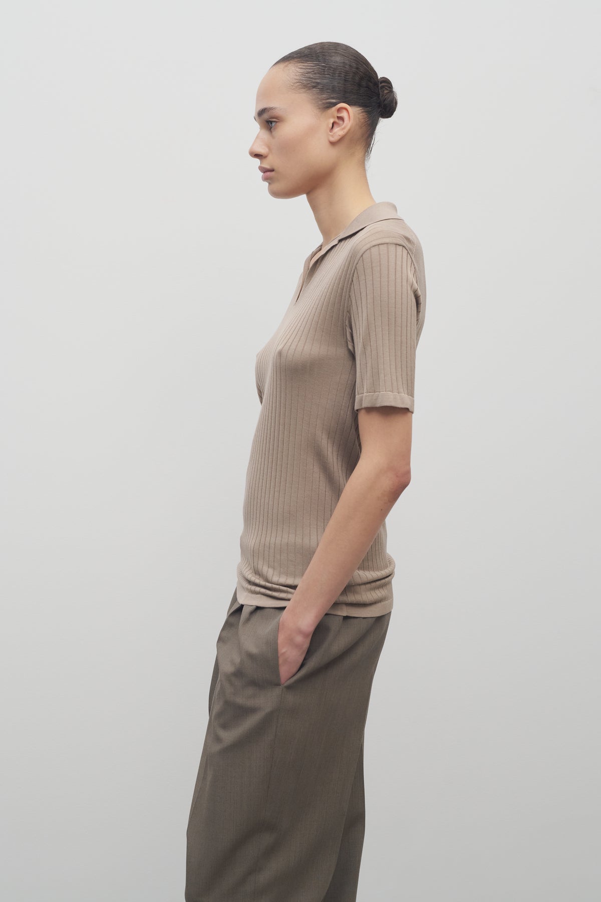 Kaiomi Haut en Soie et Viscose
