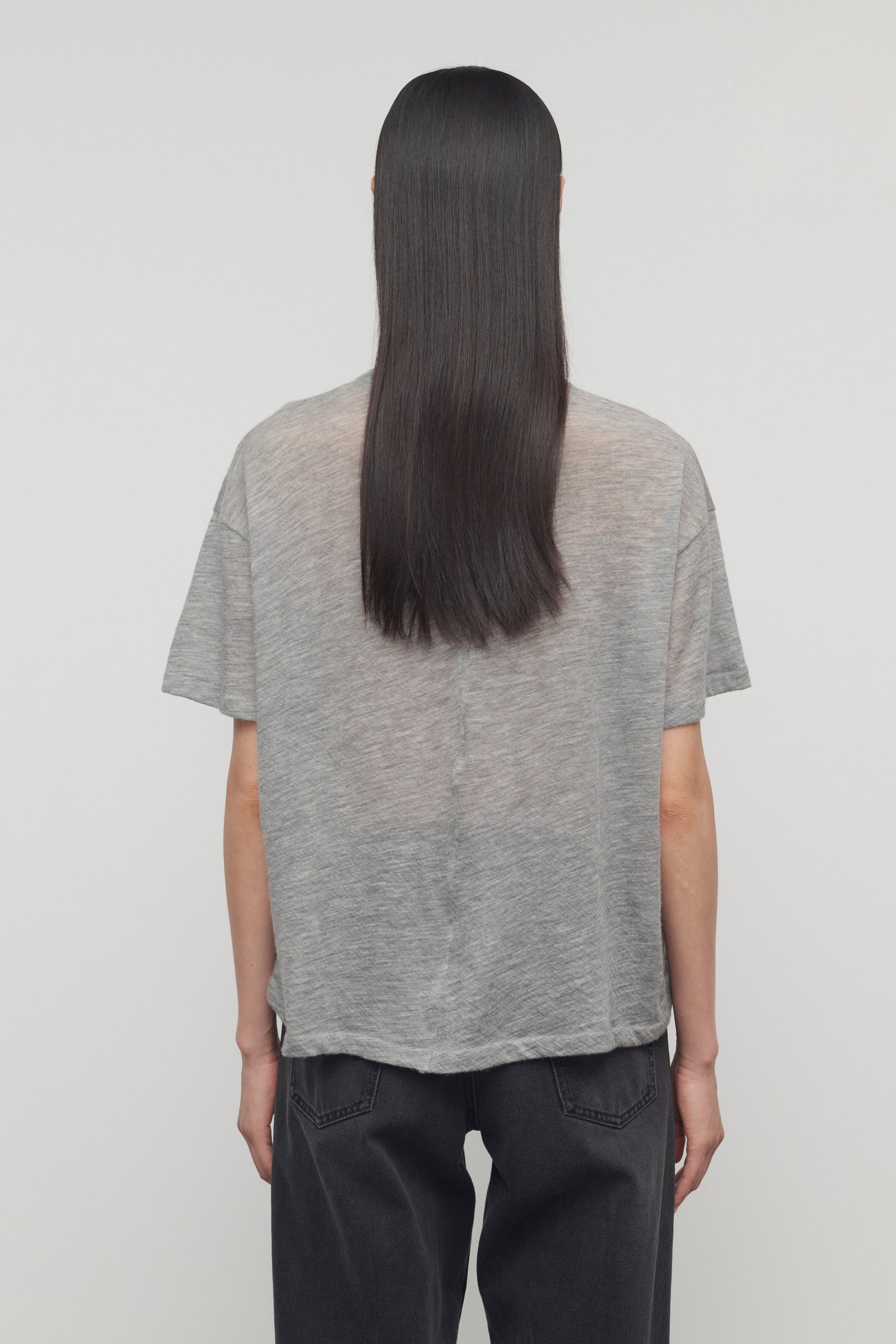 Lila Top Grey in Cashmere – The Row