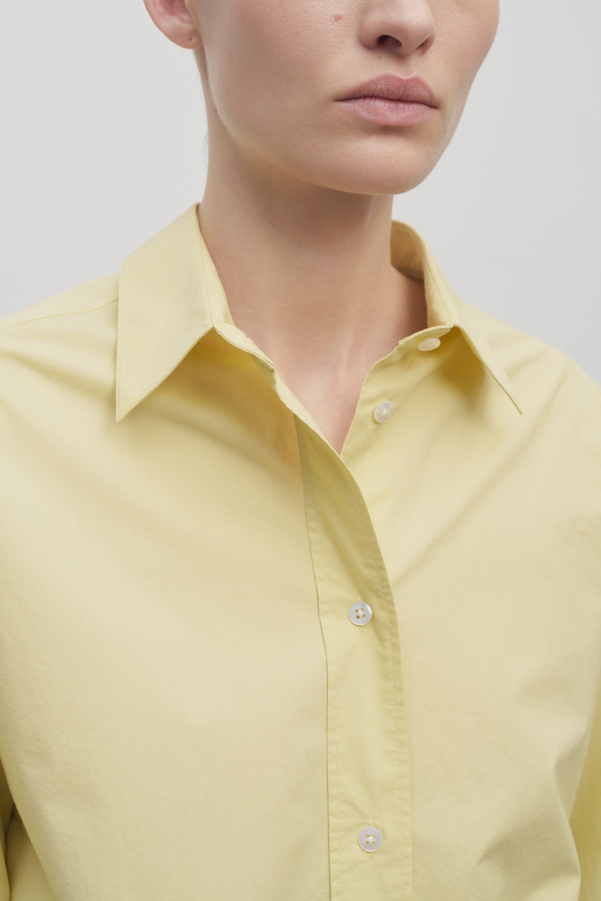 light yellow dress shirt Millerina Shirt Yellow – The Row