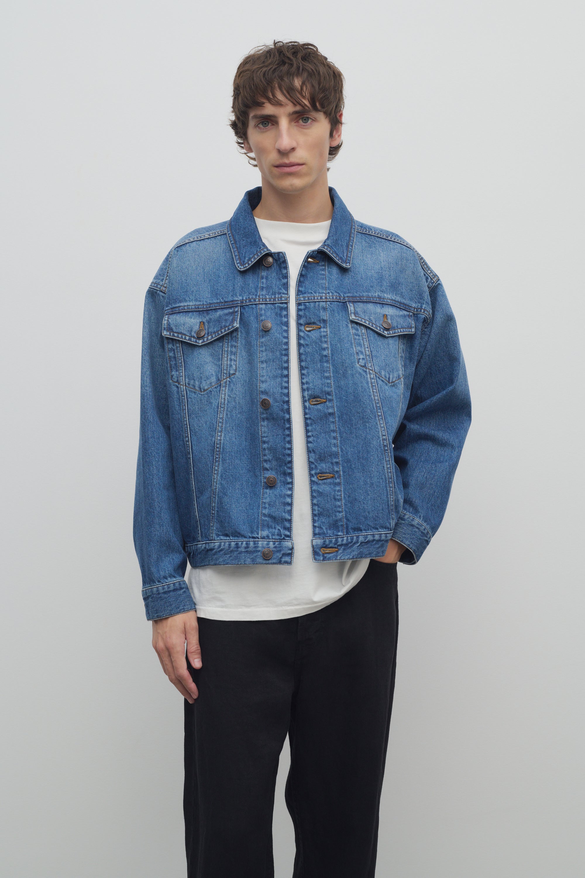 Seb Jacket Blue – The Row