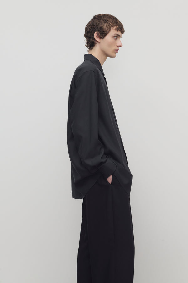 ザロウ The Row Ashford シャツ ザロウ The Row Ashford シャツ Ashford Shirt Green in Organic