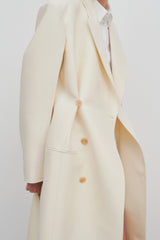 Catena Coat in Wool and Silk