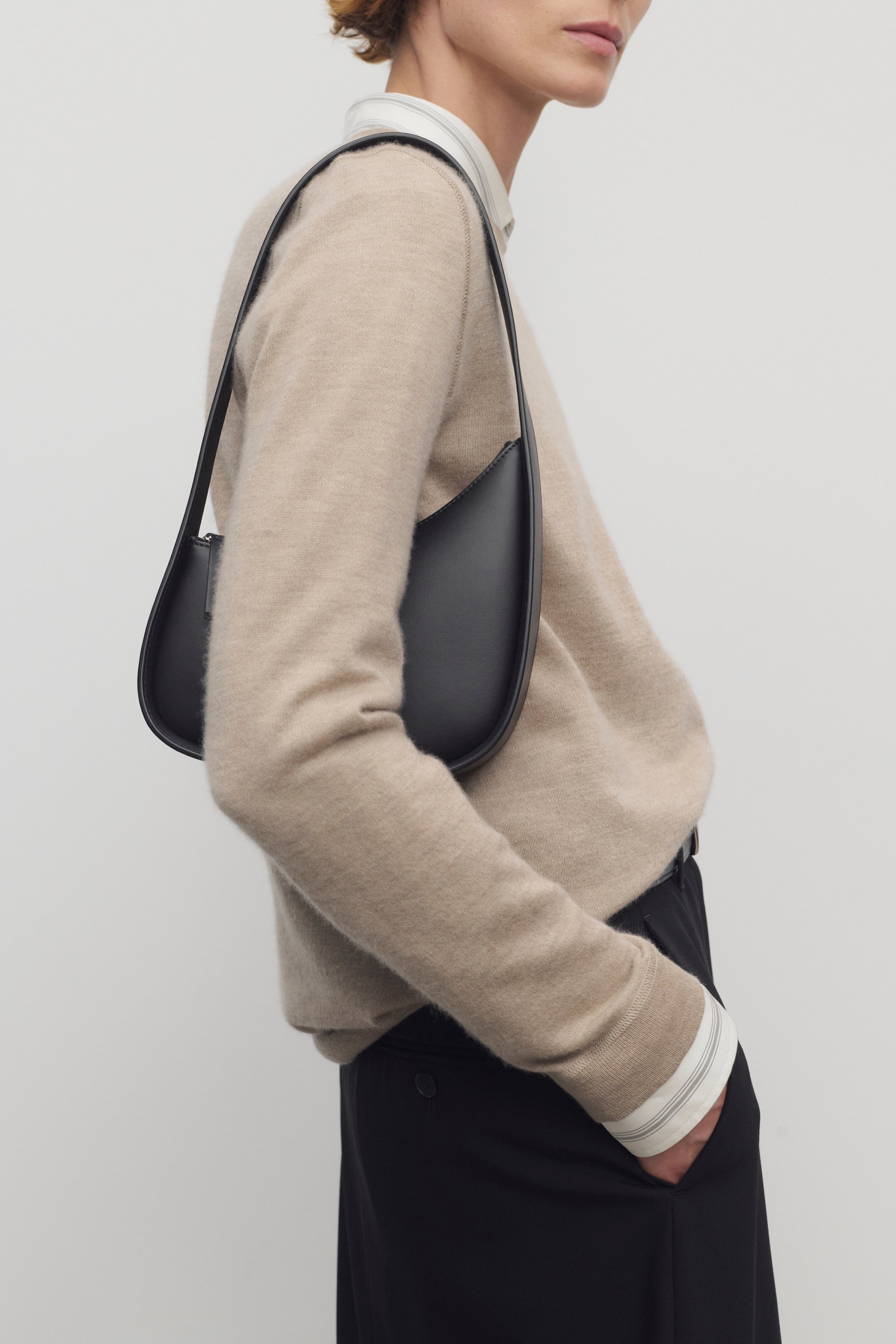 Half Moon Double Strap Bag