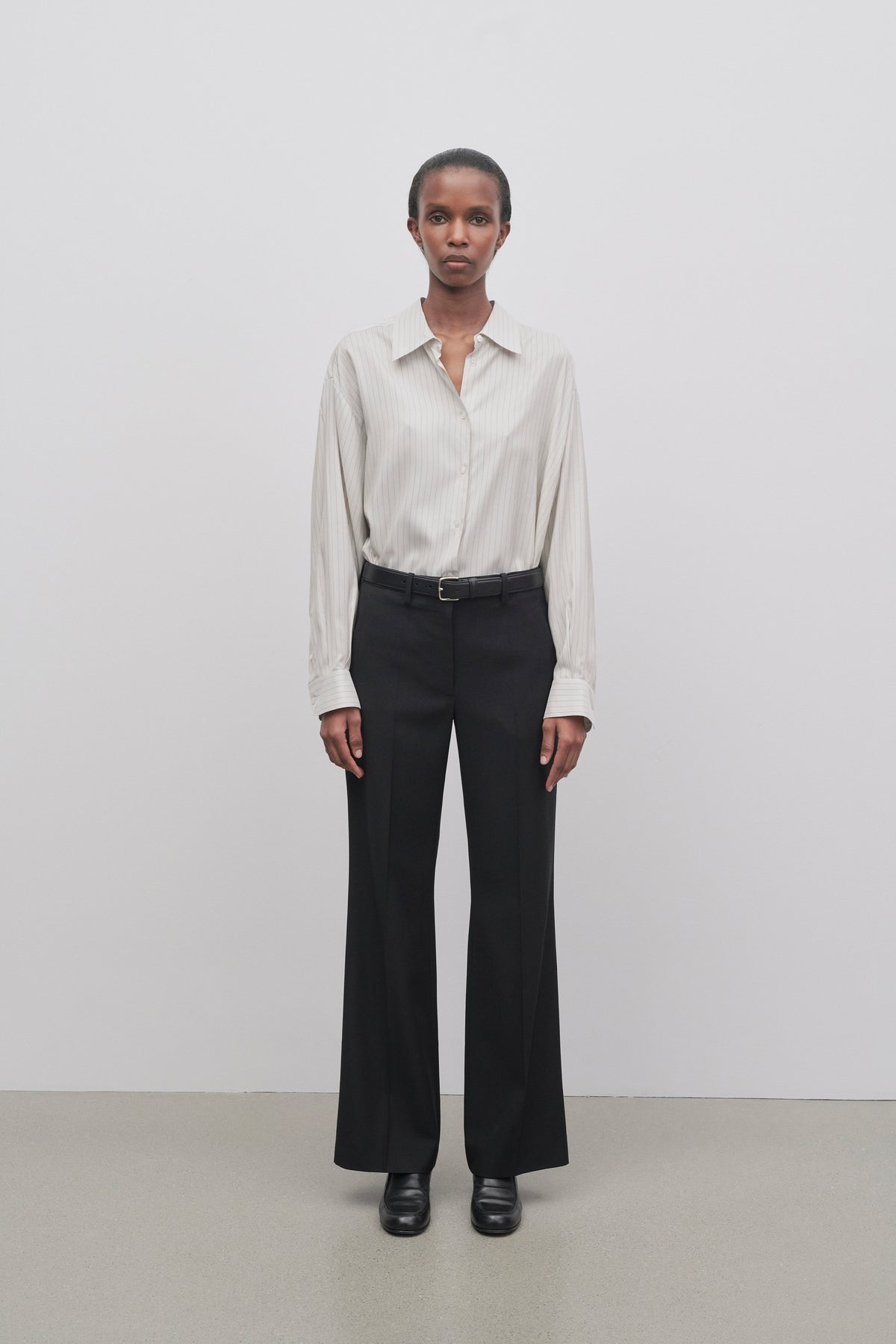 Gandal virgin wool straight pants