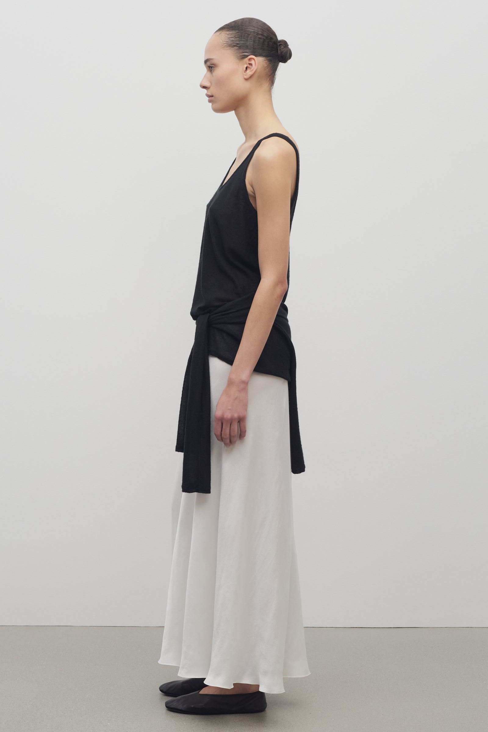 THE ROW Luceキュプラスカート Luceキュプラスカート ホワイト – The Row