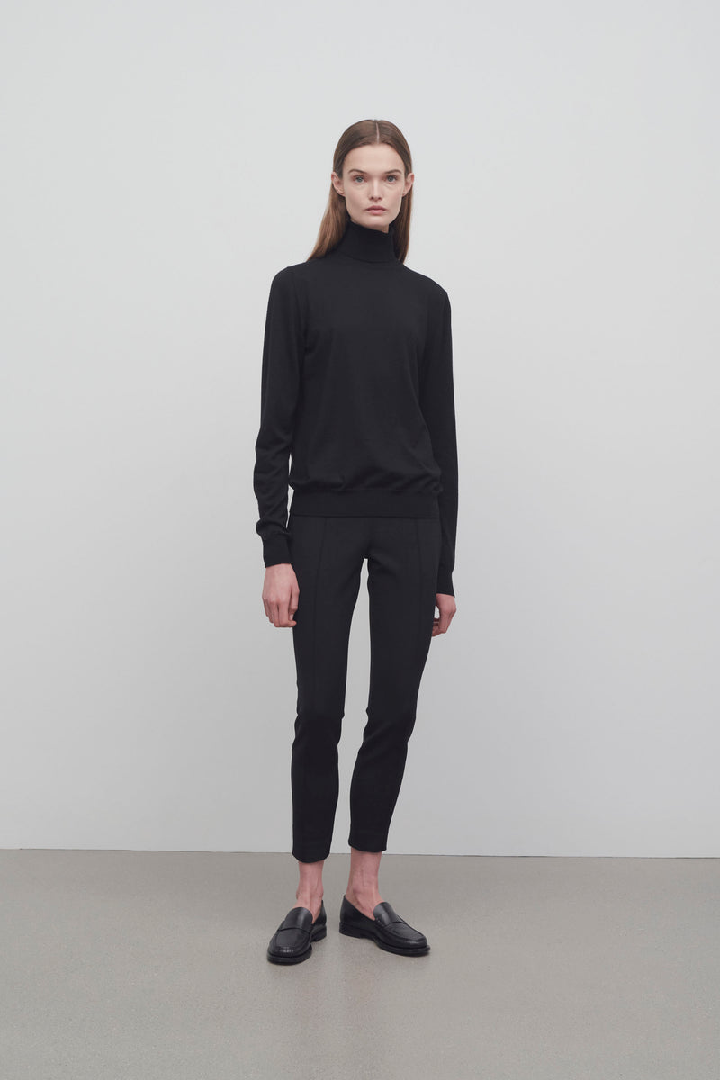 Kosso Pants Black in Virgin Wool – The Row 