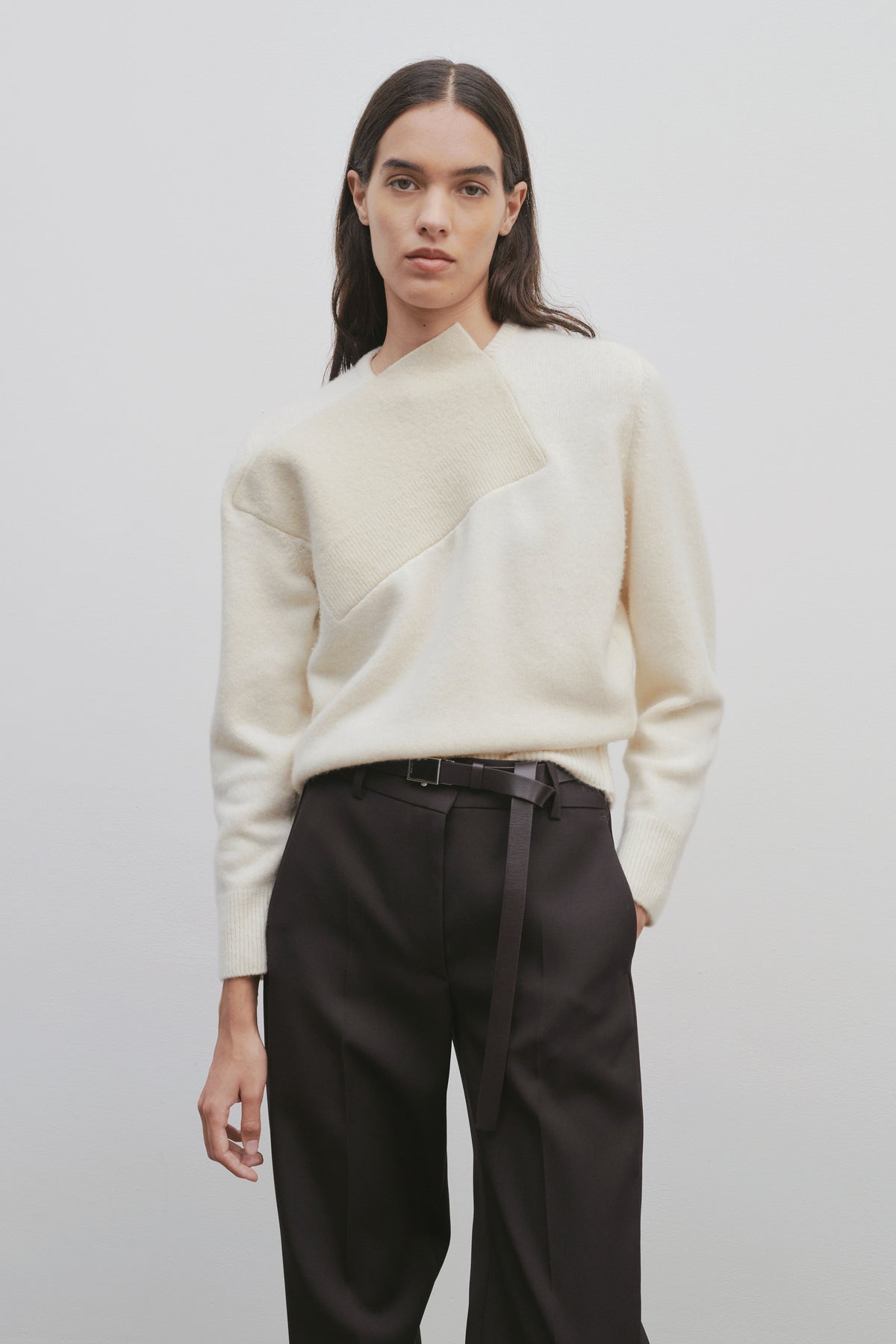 Enid Top in Merino Wool and Cashmere