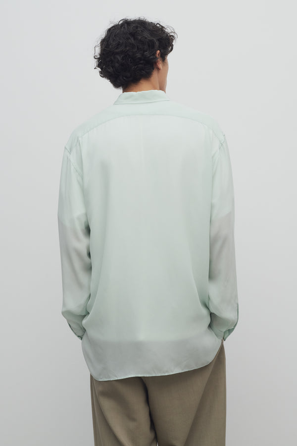 Lukre Shirt Blue in Cotton – The Row