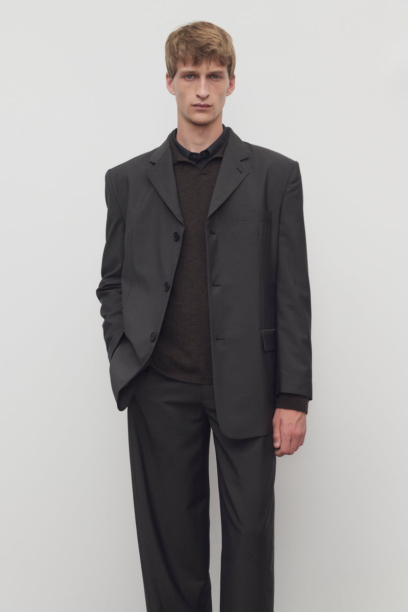 Sabriel Jacket in Virgin Wool and Mohair