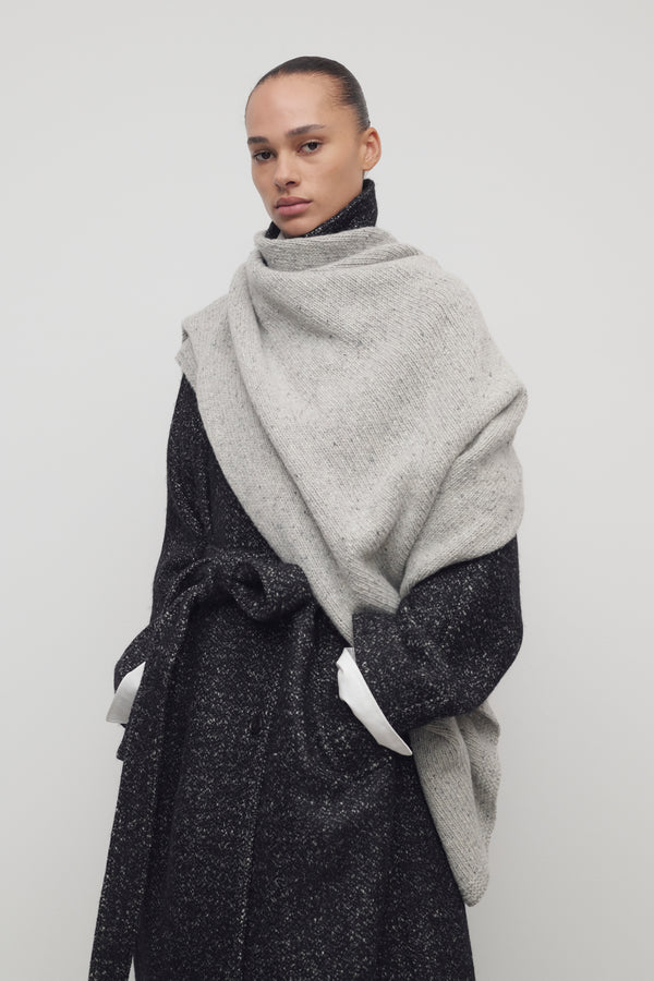 THE ROW ブラック マフラー kaduna scarf THE ROW ブラック マフラー