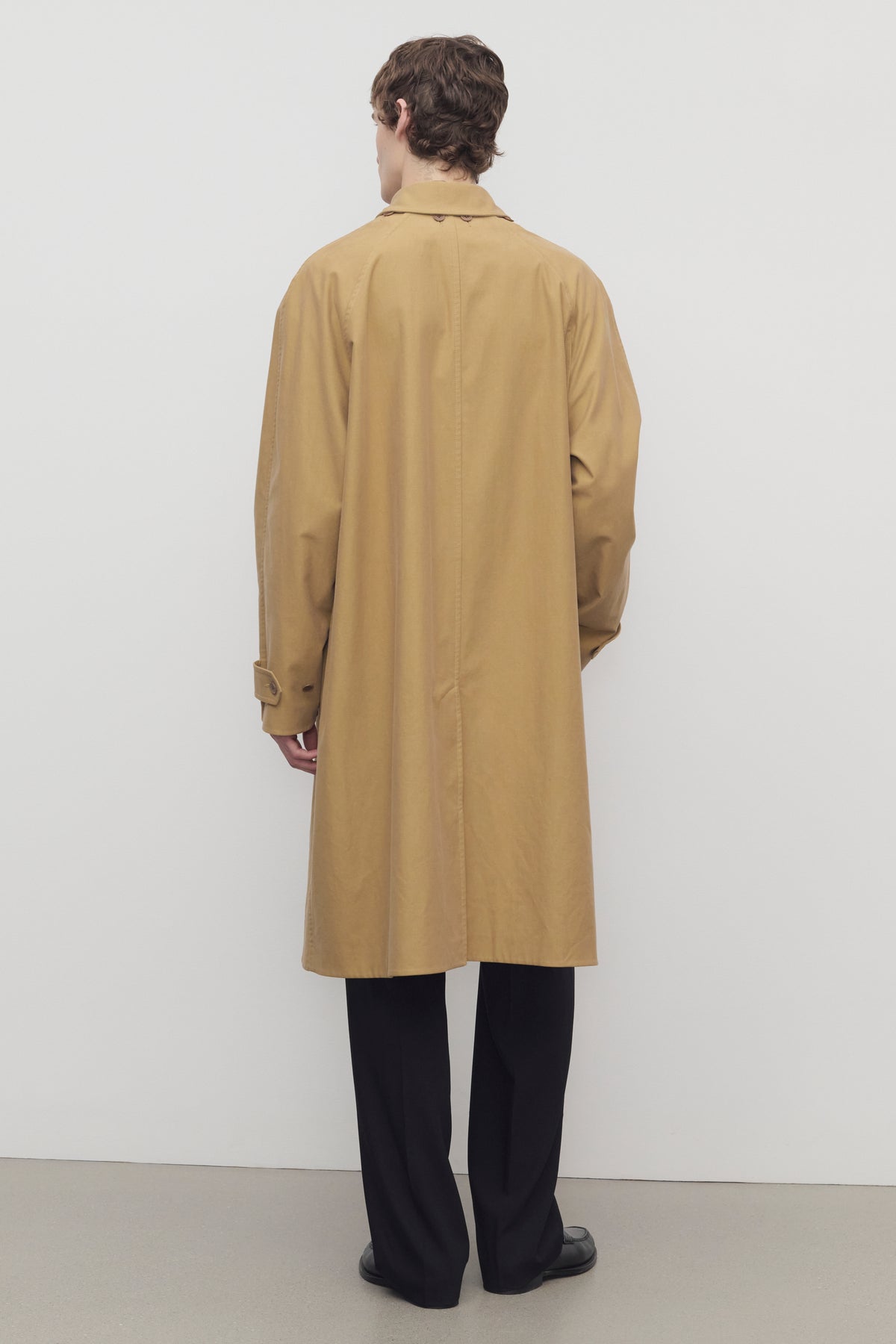 Parmas Coat in Cotton and Cashmere